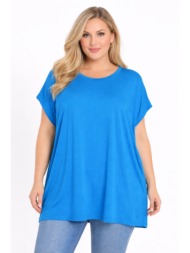 plus size μπλουζα κοντομανικη morena spain sh-31650-26bl