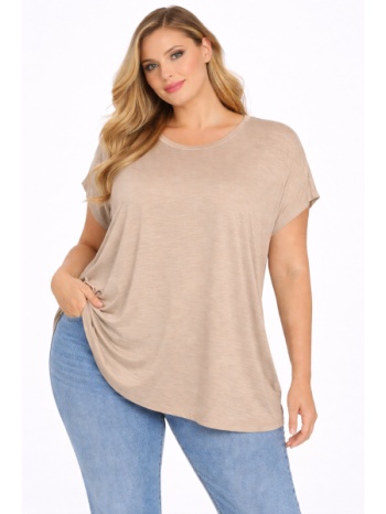 plus size μπλουζα κοντομανικη morena spain sh-31013-26bl
