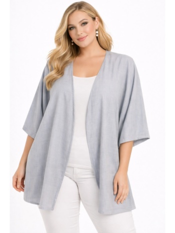 plus size ζακετα κοντομανικη morena spain sh-55080-26ca