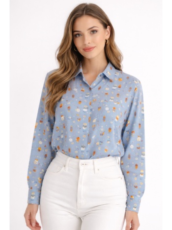 πουκαμισο μακρυμανικο morena spain ss-ch293-26sh