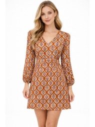 φορεμα mini μακρυμανικο morena spain sl-3618d-26dr