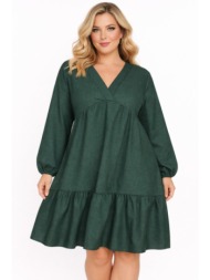 plus size φορεμα mini μακρυμανικο morena spain si-pl-2026-01-26dr