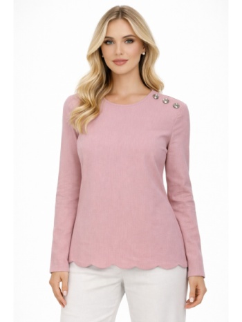 μπλουζα μακρυμανικη morena spain su-3611-26bl