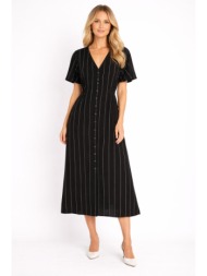 φορεμα midi κοντομανικο morena spain sl-28051jr-26dr