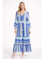 φορεμα maxi μακρυμανικο ...