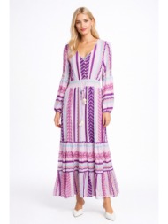 φορεμα maxi μακρυμανικο ...