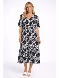 φορεμα maxi κοντομανικο morena spain sl-2482-1429-26dr