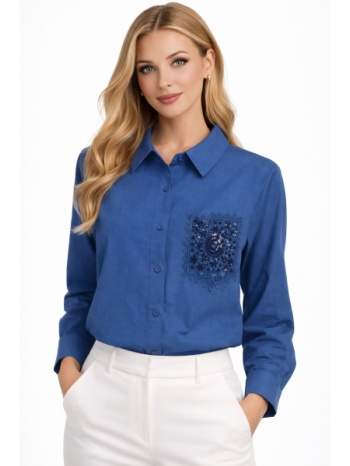 πουκαμισο μακρυμανικο morena spain ss-m116135-26sh