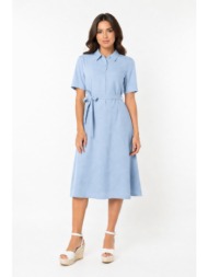 φορεμα midi κοντομανικο ...