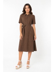 φορεμα midi κοντομανικο ...