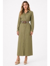 φορεμα midi μακρυμανικο morena spain sl-12301ac-26dr