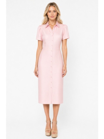 φορεμα midi κοντομανικο morena spain sl-16305lr-26dr