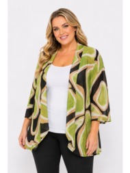 plus size ζακετα κοντομανικη morena spain sh-64930-26ca