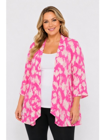 plus size ζακετα κοντομανικη morena spain sh-64930-26ca