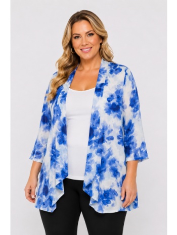 plus size ζακετα κοντομανικη morena spain sh-64930-26ca