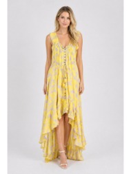 φορεμα maxi αμανικο morena spain sl-2469-1426-26dr