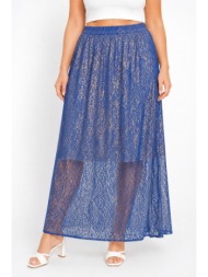 plus size φουστα maxi morena spain sh-17594-26sk