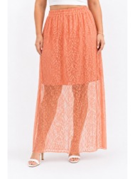 plus size φουστα maxi morena spain sh-17594-26sk