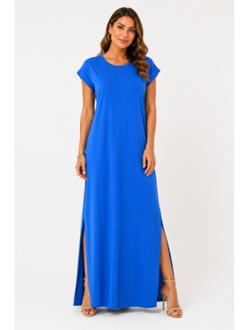 plus size φορεμα maxi κοντομανικο morena spain sh-92036-26dr