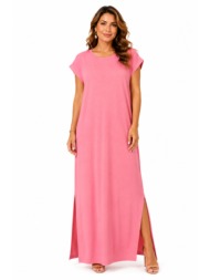 plus size φορεμα maxi κοντομανικο morena spain sh-92036-26dr