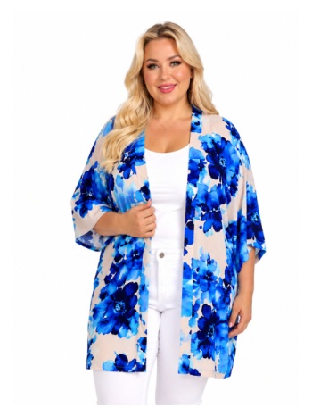 plus size ζακετα κοντομανικη morena spain sh-64935-26ca
