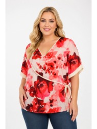 plus size μπλουζα κοντομανικη morena spain sh-31288-26bl