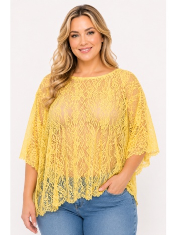plus size μπλουζα τρουακαρ morena spain sh-31299-26bl