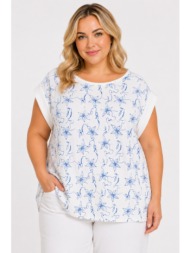 plus size μπλουζα αμανικη morena spain sh-31412-26bl