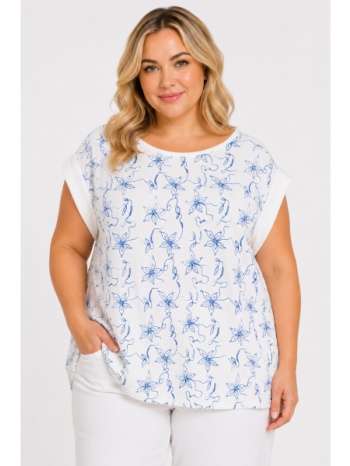plus size μπλουζα αμανικη morena spain sh-31412-26bl