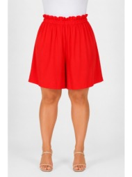 plus size βερμουδα υφασματινη morena spain sh-52281-26so