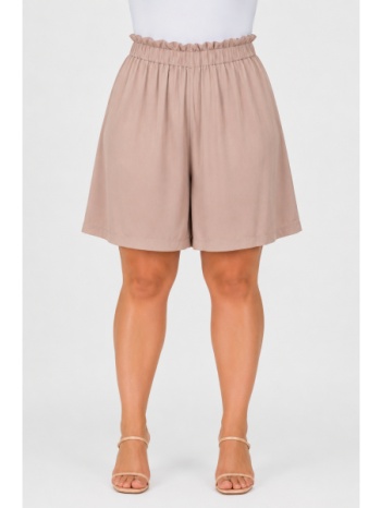 plus size βερμουδα υφασματινη morena spain sh-52281-26so