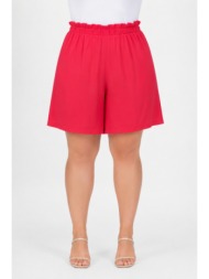 plus size βερμουδα υφασματινη morena spain sh-52281-26so