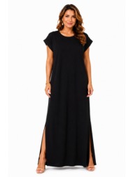 plus size φορεμα maxi κοντομανικο morena spain sh-92036-26dr