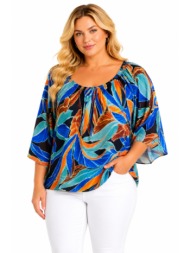 plus size μπλουζα κοντομανικη morena spain sh-31391-26bl