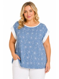 plus size μπλουζα αμανικη morena spain sh-31412-26bl