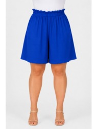 plus size βερμουδα υφασματινη morena spain sh-52281-26so
