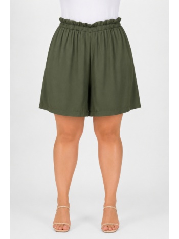 plus size βερμουδα υφασματινη morena spain sh-52281-26so