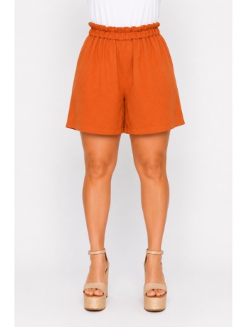 plus size βερμουδα λινh morena spain sh-52457-26so