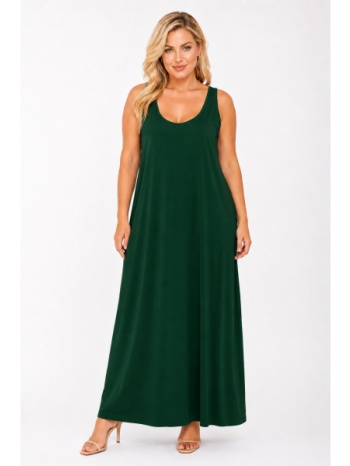 plus size φορεμα maxi αμανικο morena spain sh-92107-26dr