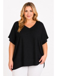 plus size μπλουζα κοντομανικη morena spain sh-31720-26bl