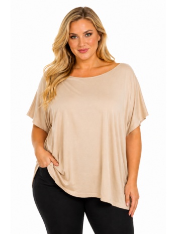 plus size μπλουζα κοντομανικη morena spain sh-31434-26bl