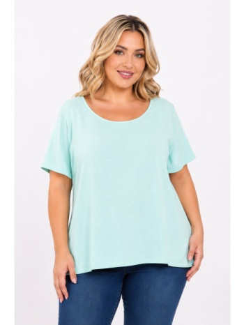 plus size μπλουζα κοντομανικη morena spain sh-31493-26bl