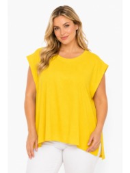 plus size μπλουζα αμανικη morena spain sh-31492-26bl