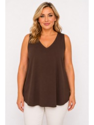 plus size μπλουζα αμανικη morena spain sh-31562-26bl