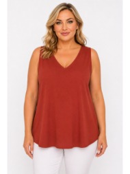 plus size μπλουζα αμανικη morena spain sh-31562-26bl