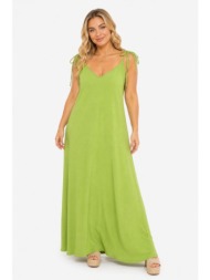 plus size φορεμα maxi τιραντε morena spain sh-92100-26dr