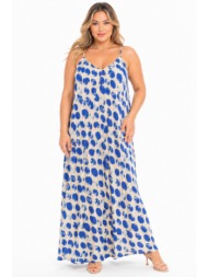 plus size φορεμα maxi τιραντε morena spain sh-92120-26sk