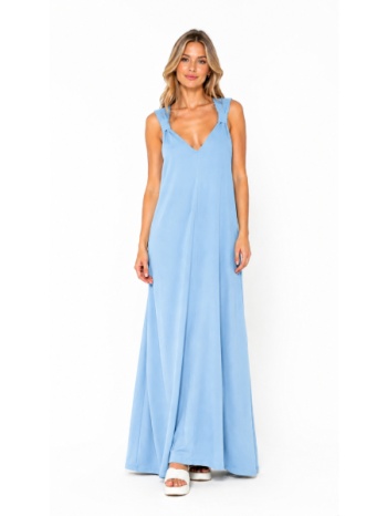 φορεμα maxi αμανικο morena spain sb-92078-26dr
