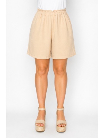 plus size βερμουδα λινh morena spain sh-52457-26so