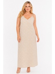 plus size φορεμα maxi τιραντε morena spain sh-92109-26dr